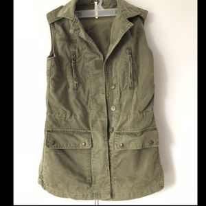 Willow & Clay Olive Green Military Army Utility Vest